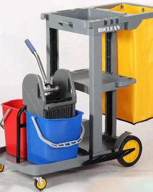 Xe đẩy dọn vệ sinh HiClean HC170D