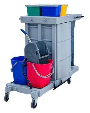 Xe đẩy dọn vệ sinh HiClean HC181