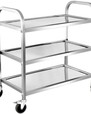 Xe đẩy inox 3 tầng D85