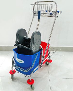 Xe vắt nước lau nhà 2 xô HiClean HC087