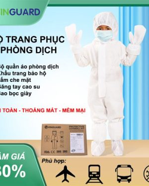 Bộ quần áo phòng dịch trẻ em Vin-2000 Pro 7 món