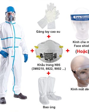 Bộ quần áo phòng dịch Vin-2000 Pro full set Level 4