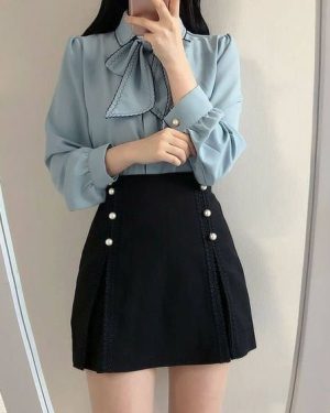 ĐỒNG PHỤC CHÂN VÁY CÔNG SỞ 015