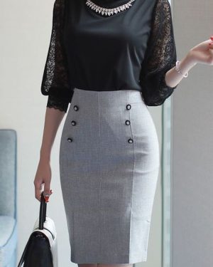 ĐỒNG PHỤC CHÂN VÁY CÔNG SỞ 027