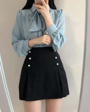 ĐỒNG PHỤC CHÂN VÁY CÔNG SỞ 010