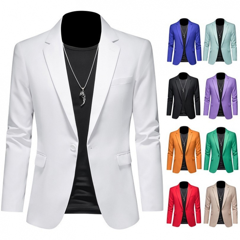 Đồng Phục Áo Vest Nam 1 Nút Tà 2 Bên, Công Sở, Sự Kiện, Dự Tiệc Chuyên Nghiệp Sang Trọng UNF173 Vàng