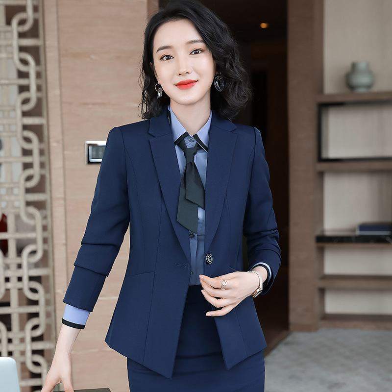 Áo Vest Đồng Phục Nữ Chuyên Nghiệp Và Trang Trọng UNF181A Xanh