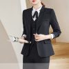 Đồng Phục Áo Vest Nữ Chuyên Nghiệp Và Trang Trọng UNF065 Đen