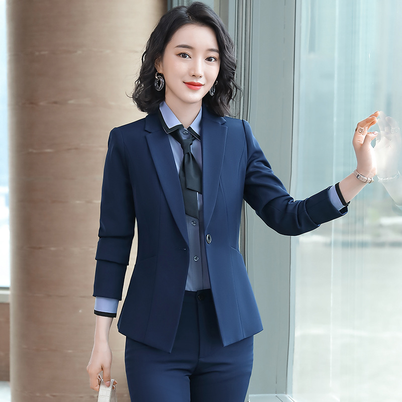 Áo Vest Đồng Phục Nữ Chuyên Nghiệp Và Trang Trọng UNF181A Xanh