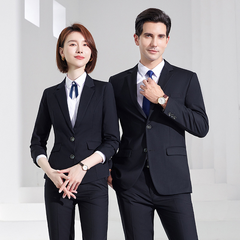 Đồng Phục Áo Vest Công Sở Nam Nữ, Văn Phòng Chuyên Nghiệp Và Sang Trọng UNF182 Xanh Navy