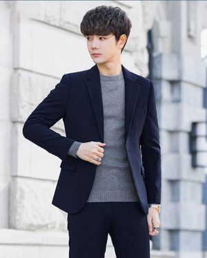 Đồng Phục Bộ Vest Nam 2 Món Áo Vest + Quần Tây Chuyên Nghiệp Và Sang Trọng UNF158 Xanh Navy