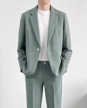 Đồng Phục Bộ Vest Nam 2 Món Áo Vest + Quần Tây Chuyên Nghiệp Và Sang Trọng UNF158 Xanh Nhạt