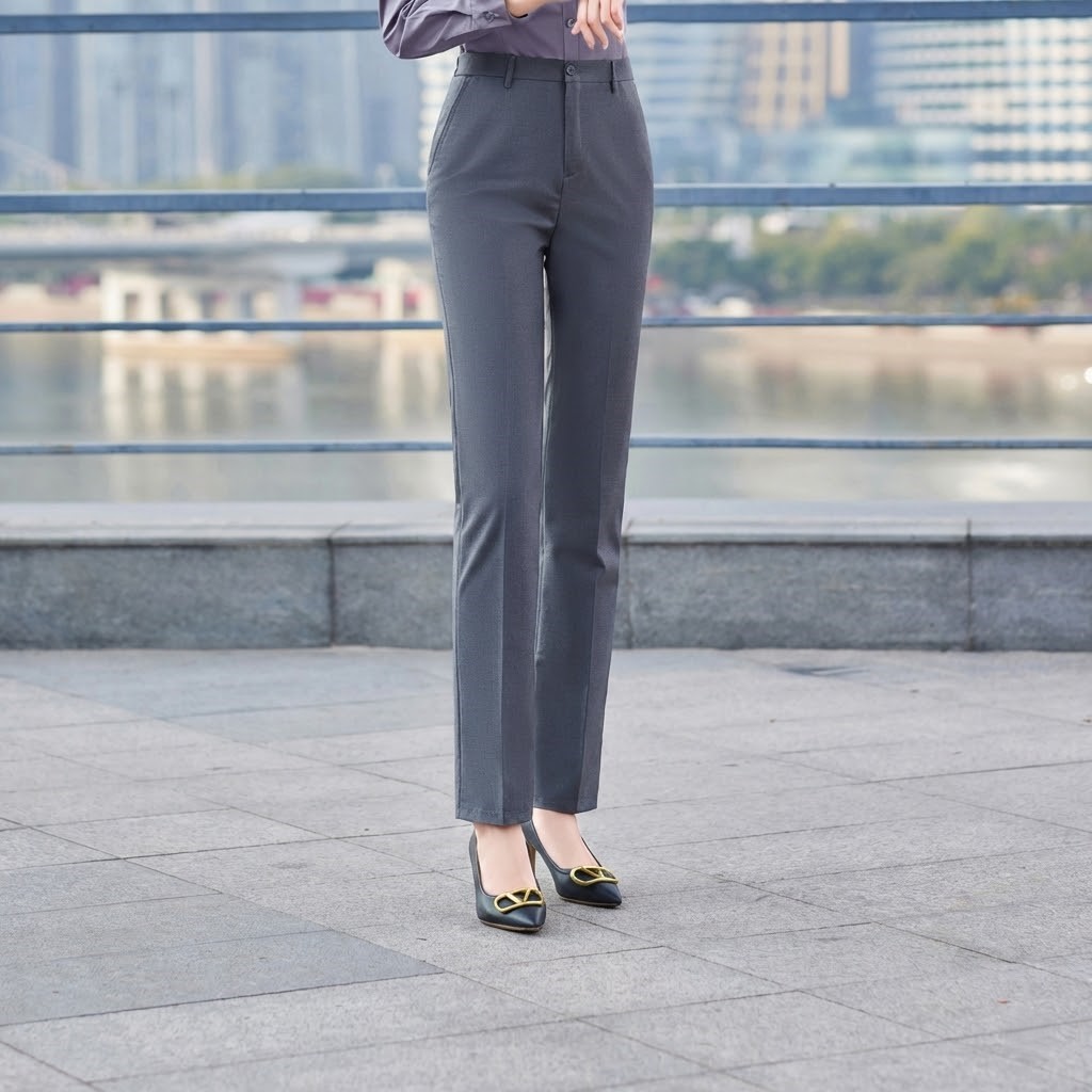 Đồng Phục Quần Tây Nữ Công Sở, Văn Phòng, Lễ Tân Nhà Hàng, Khách Sạn Chuyên Nghiệp Và Trang Trọng UNF169 Đen