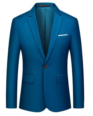 Đồng Phục Áo Vest Nam 1 Nút Tà Sau, Công Sở, Sự Kiện, Dự Tiệc Chuyên Nghiệp Sang Trọng UNF175 Xanh Lục Hồ