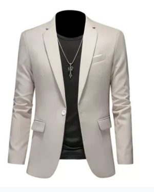 Đồng Phục Áo Vest Nam 1 Nút Tà 2 Bên, Công Sở, Sự Kiện, Dự Tiệc Chuyên Nghiệp Sang Trọng UNF173 Kaki