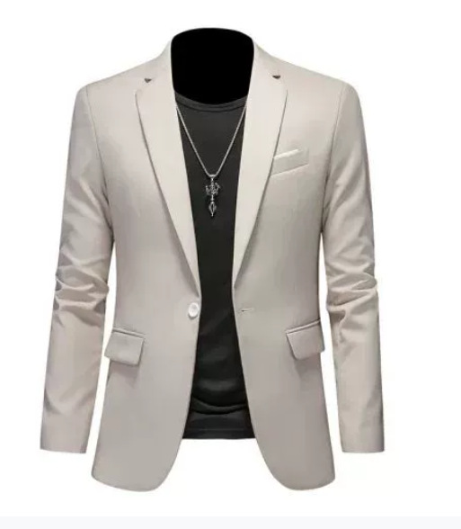 Đồng Phục Áo Vest Nam 1 Nút Tà 2 Bên, Công Sở, Sự Kiện, Dự Tiệc Chuyên Nghiệp Sang Trọng UNF173 Kaki