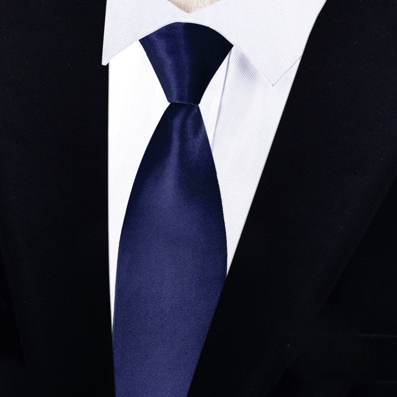 Đồng Phục Cà Vạt Có Khóa Kéo (Không Cần Thắt Nút) Xanh Navy Trang Trọng, Chuyên Nghiệp Và Năng Động Y8705