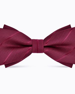 Đồng Phục Nơ Màu Đỏ Rượu Tinh Tế, Phong Cách Và Lịch Lãm L8055