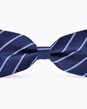 Đồng Phục Nơ Màu Xanh Sọc Trắng Tinh Tế, Phong Cách Và Lịch Lãm L8002