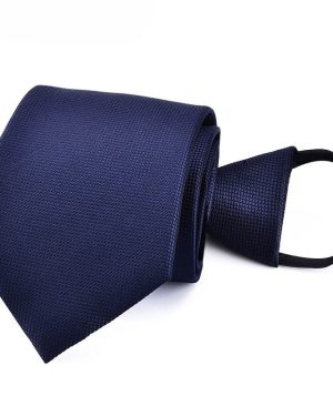 Đồng Phục Cà Vạt Có Khóa Kéo (Không Cần Thắt Nút) Màu xanh Navy Trang Trọng, Chuyên Nghiệp Và Năng Động Y8687