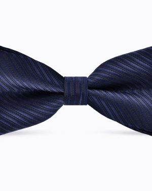 Đồng Phục Nơ Màu Xanh Navy Sọc Chéo Tinh Tế, Phong Cách Và Lịch Lãm L8003