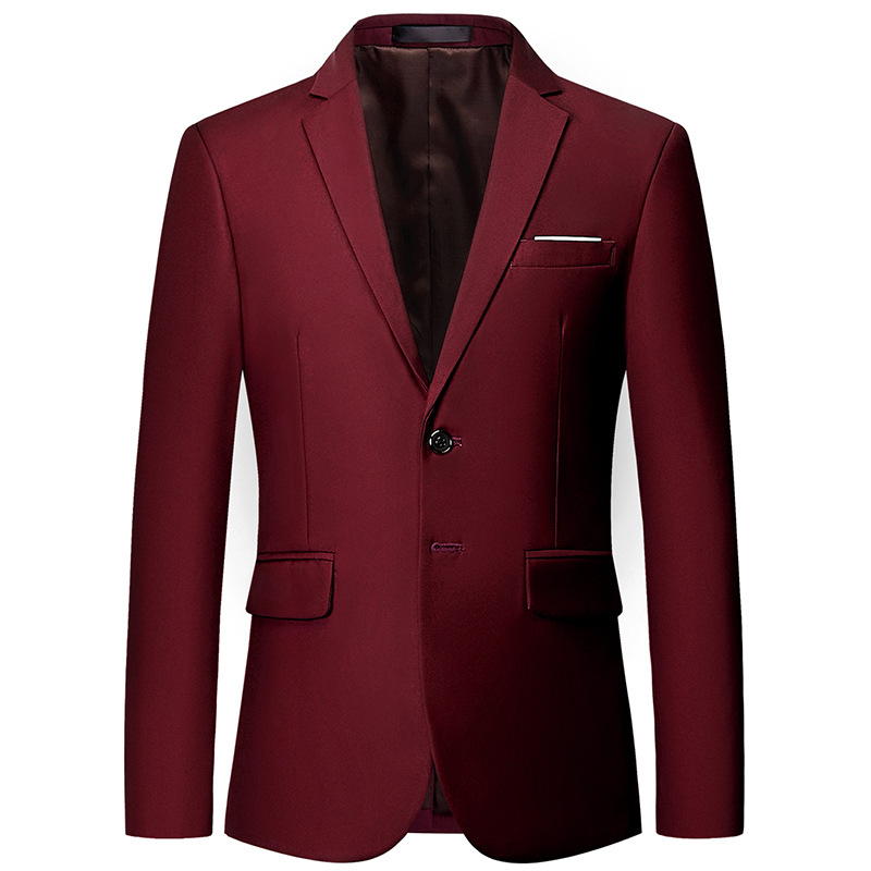 Đồng Phục Áo Vest Nam 2 Nút Tà Sau, Công Sở, Sự Kiện, Dự Tiệc Chuyên Nghiệp Sang Trọng UNF172 Đỏ Rượu