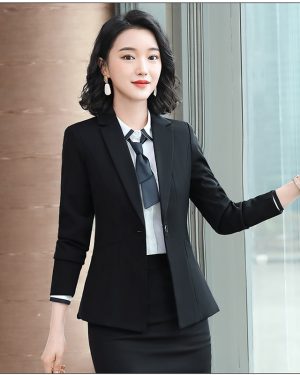 Áo Vest Đồng Phục Nữ Chuyên Nghiệp Và Trang Trọng UNF181A Đen