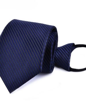 Đồng Phục Cà Vạt Có Khóa Kéo (Không Cần Thắt Nút) Xanh Đen Trang Trọng, Chuyên Nghiệp Và Năng Động Y8653