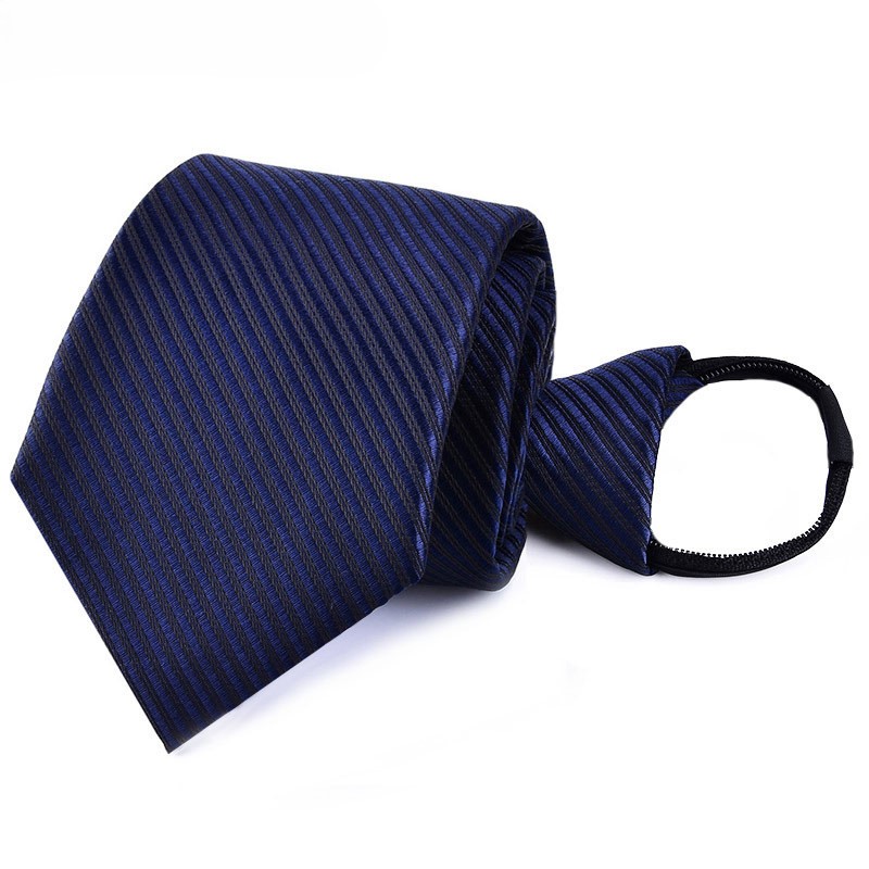 Đồng Phục Cà Vạt Có Khóa Kéo (Không Cần Thắt Nút) Xanh Đen Trang Trọng, Chuyên Nghiệp Và Năng Động Y8653