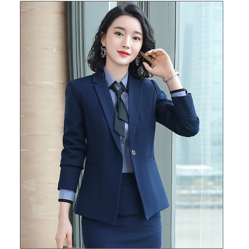 Áo Vest Đồng Phục Nữ Chuyên Nghiệp Và Trang Trọng UNF181A Xanh