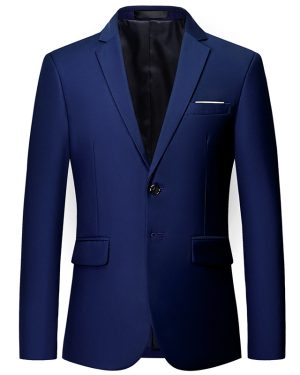 Đồng Phục Áo Vest Nam 2 Nút Tà Sau, Công Sở, Sự Kiện, Dự Tiệc Chuyên Nghiệp Sang Trọng UNF172 Xanh Đen