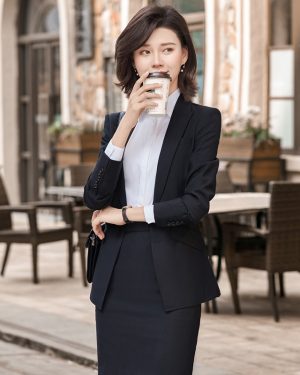 Đồng Phục Áo Vest Nữ Chuyên Nghiệp Và Trang Trọng UNF102 Đen
