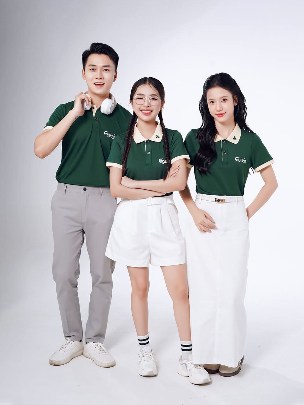 Mẫu Áo Polo Đồng Phục Công Ty Carlsberg Thanh Lịch Cao Cấp