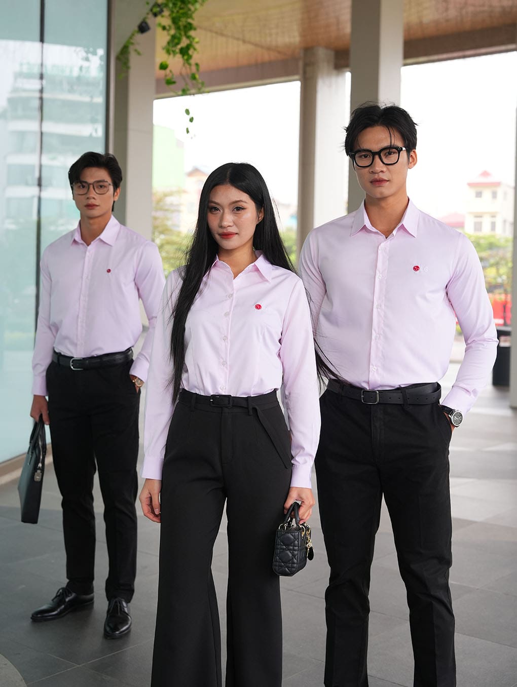 Mẫu Áo Sơ Mi Đồng Phục Công Ty LG Chất Vải Cao Cấp
