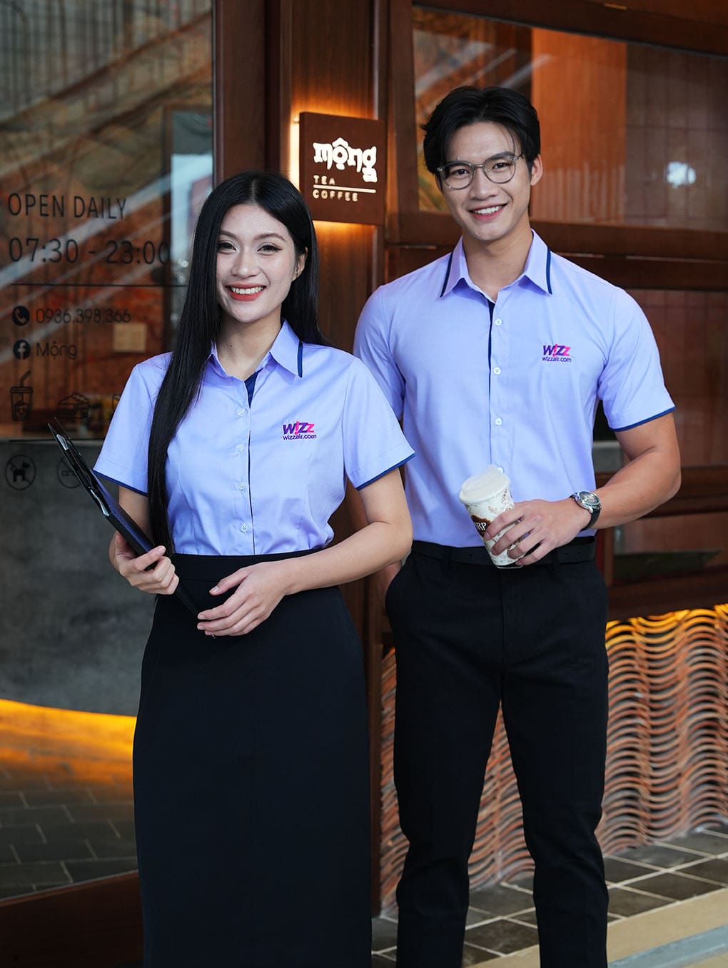 Mẫu Áo Sơ Mi Đồng Phục Wizzair | Thiết Kế Mới 2026