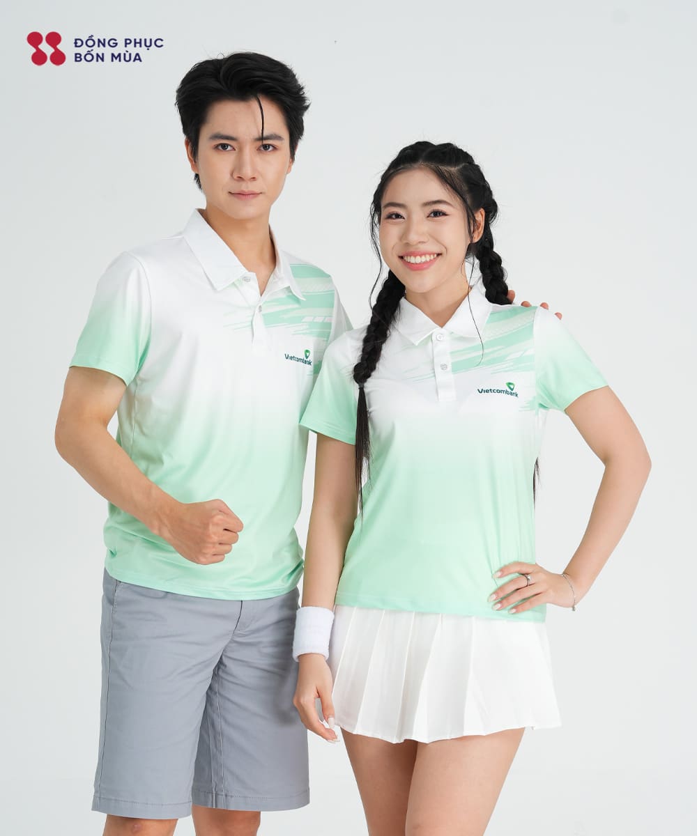 BST Áo Đồng Phục Pickleball Ngân Hàng Vietcombank