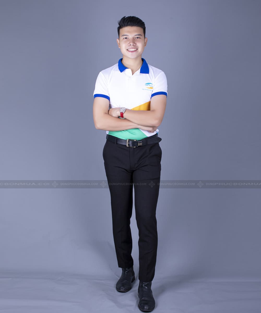 Áo thun đồng phục có cổ VIETTEL