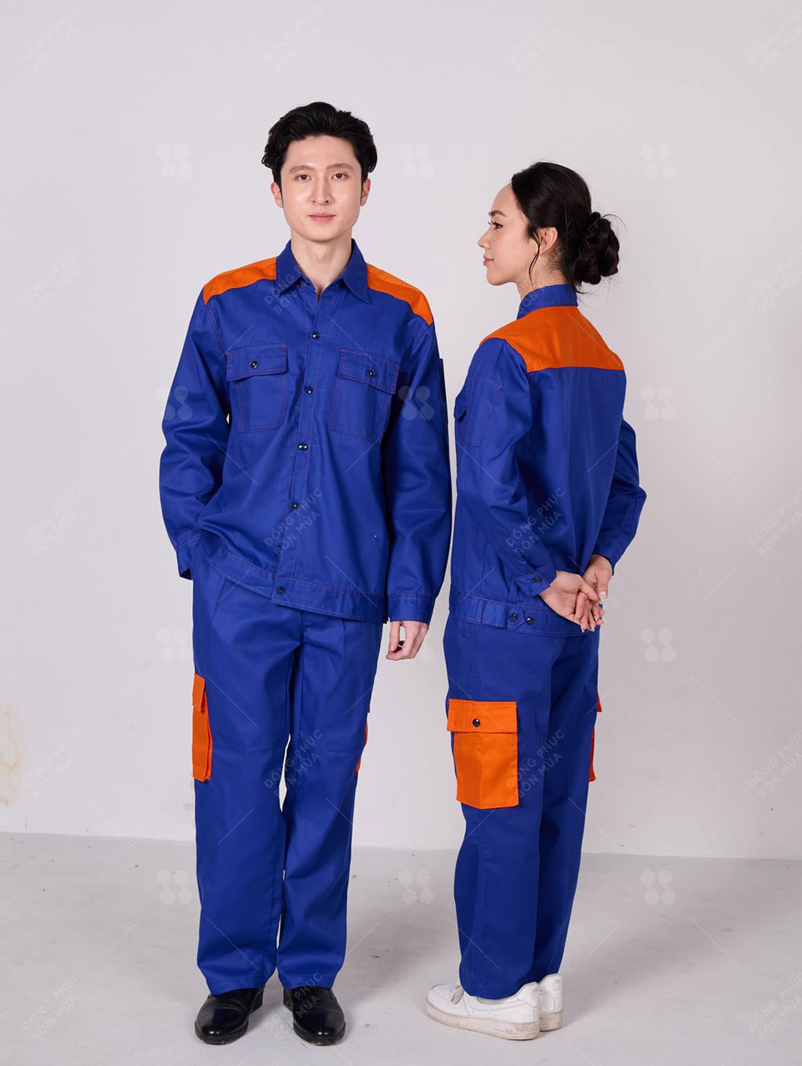 Đồng Phục Nhân Viên Xăng Dầu | Vải Kaki Dày Dặn, Chống Bám Bẩn