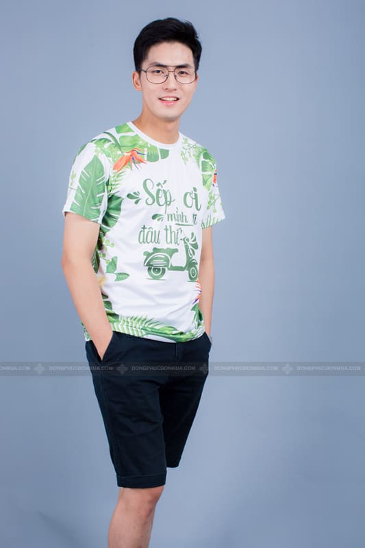 Áo thun đồng phục team building “Sếp ơi mình đi đâu thế”