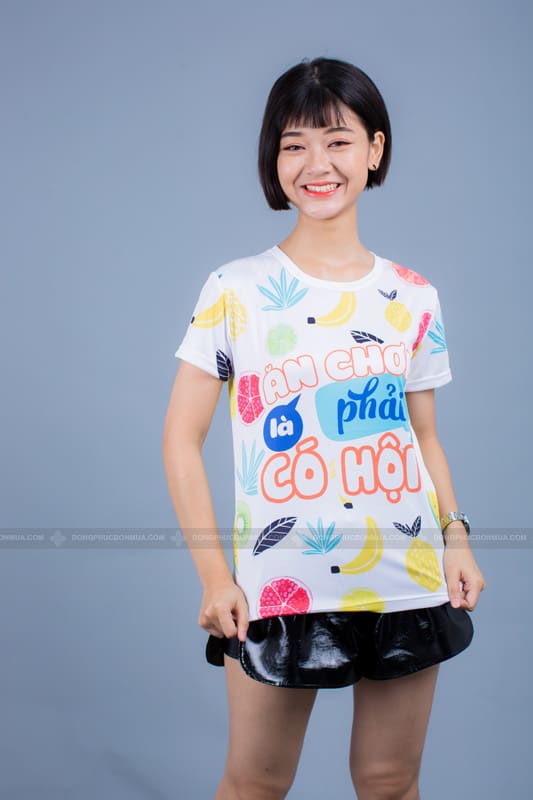 Đồng phục team building doanh nghiệp “Ăn chơi là phải có hội”