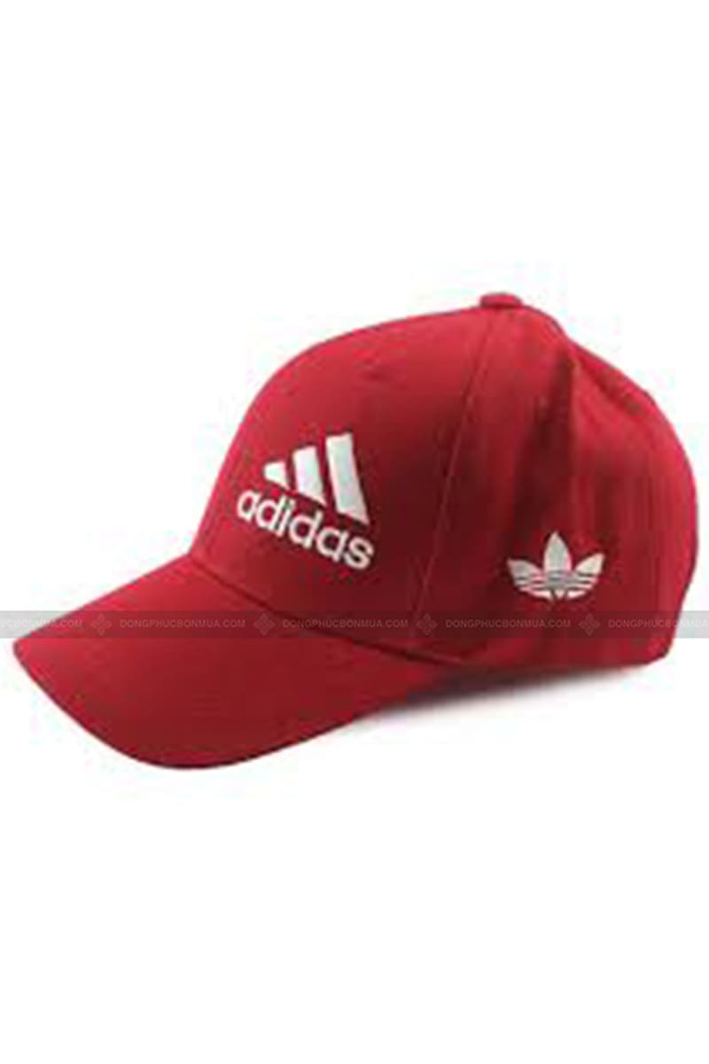 Đồng phục mũ lưỡi trai in logo adidas xung quanh