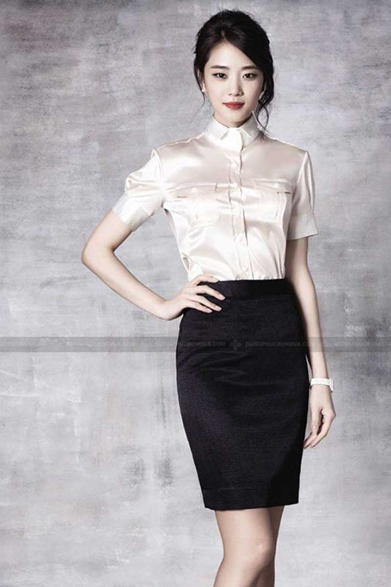 Thời trang đồng phục công sở chân váy Zuyp