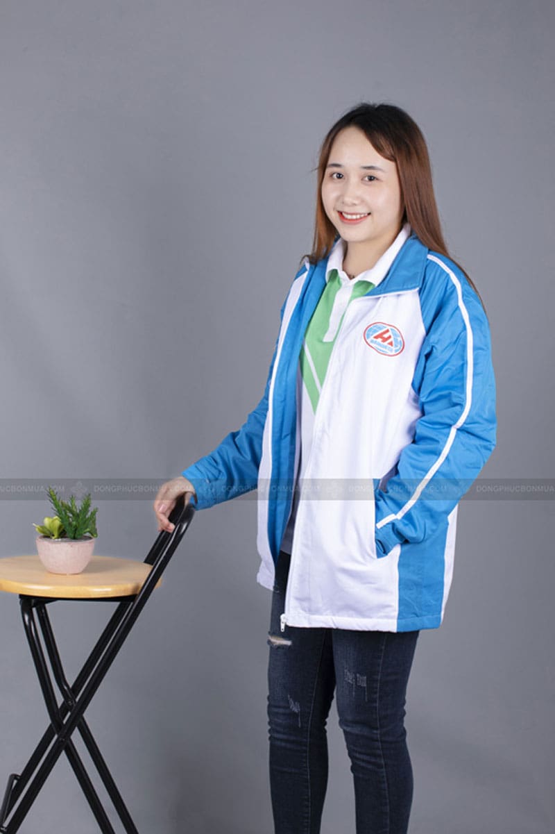 Đồng phục áo khoác gió công ty Haindeco