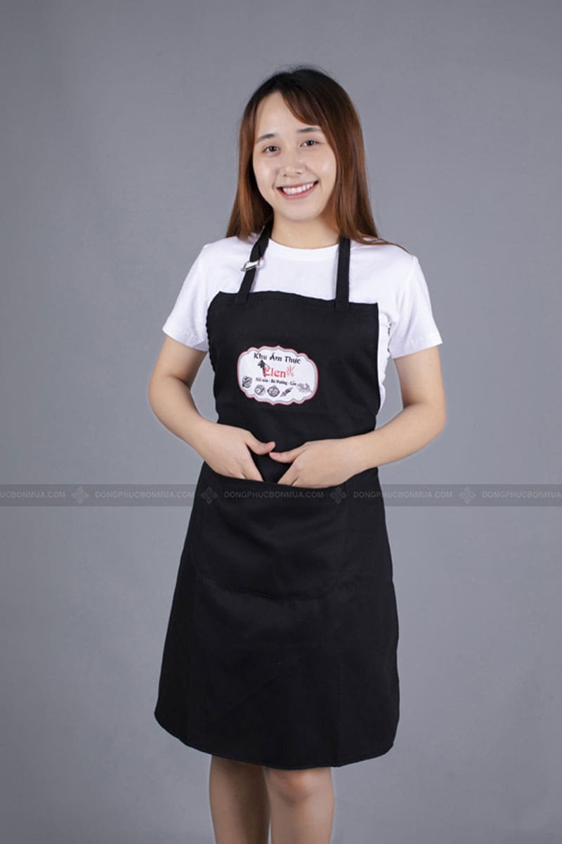 Tạp dề đồng phục khu ẩm thực Elen