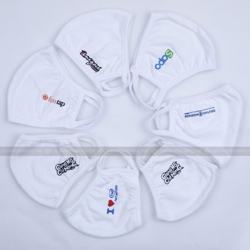 Khẩu trang kháng khuẩn in logo thương hiệu