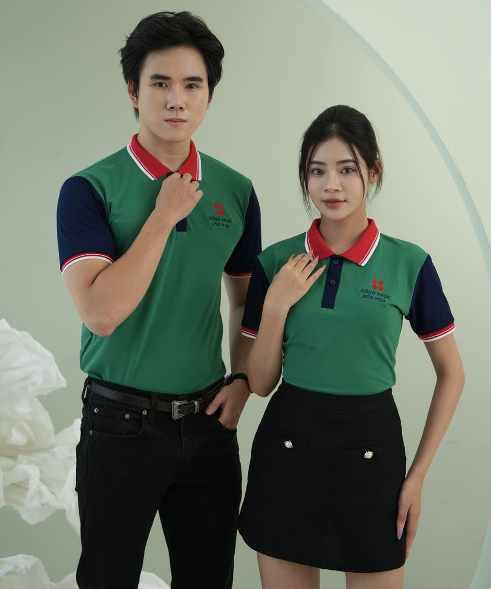 Áo thun doanh nghiệp Đồng Phục Bốn Mùa sáng tạo