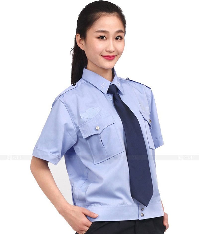 Mẫu đồng phục bảo vệ ngắn tay