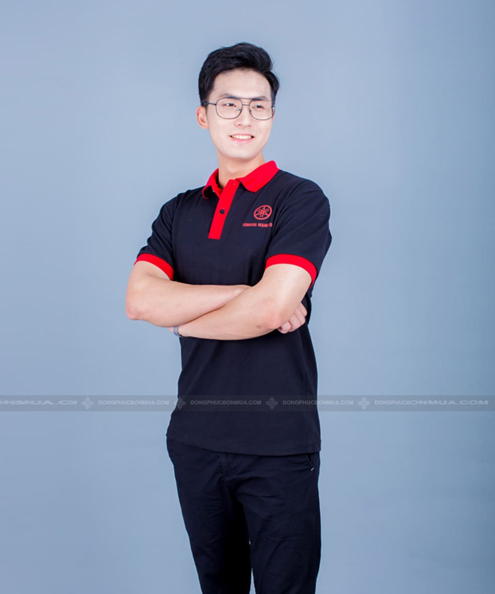Đồng phục áo phông có cổ Mạnh Đạt