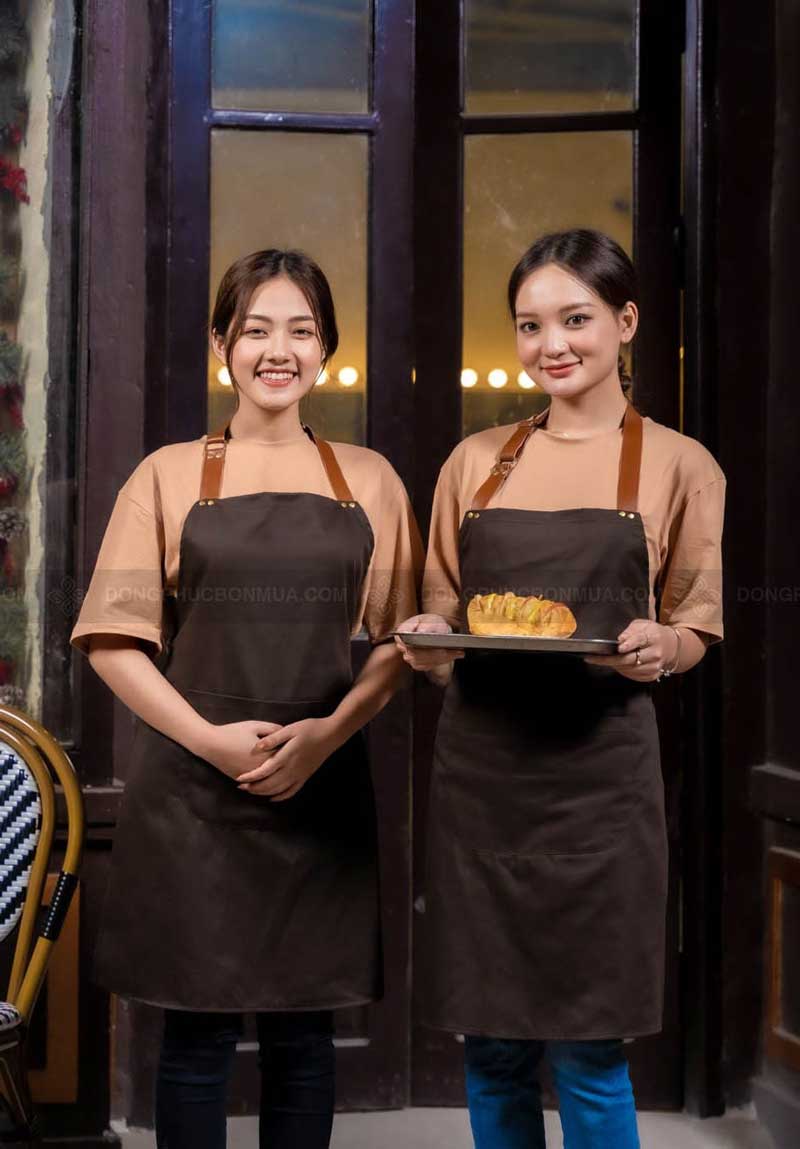 Đồng phục tạp dề cafe, nhà hàng cực đẹp