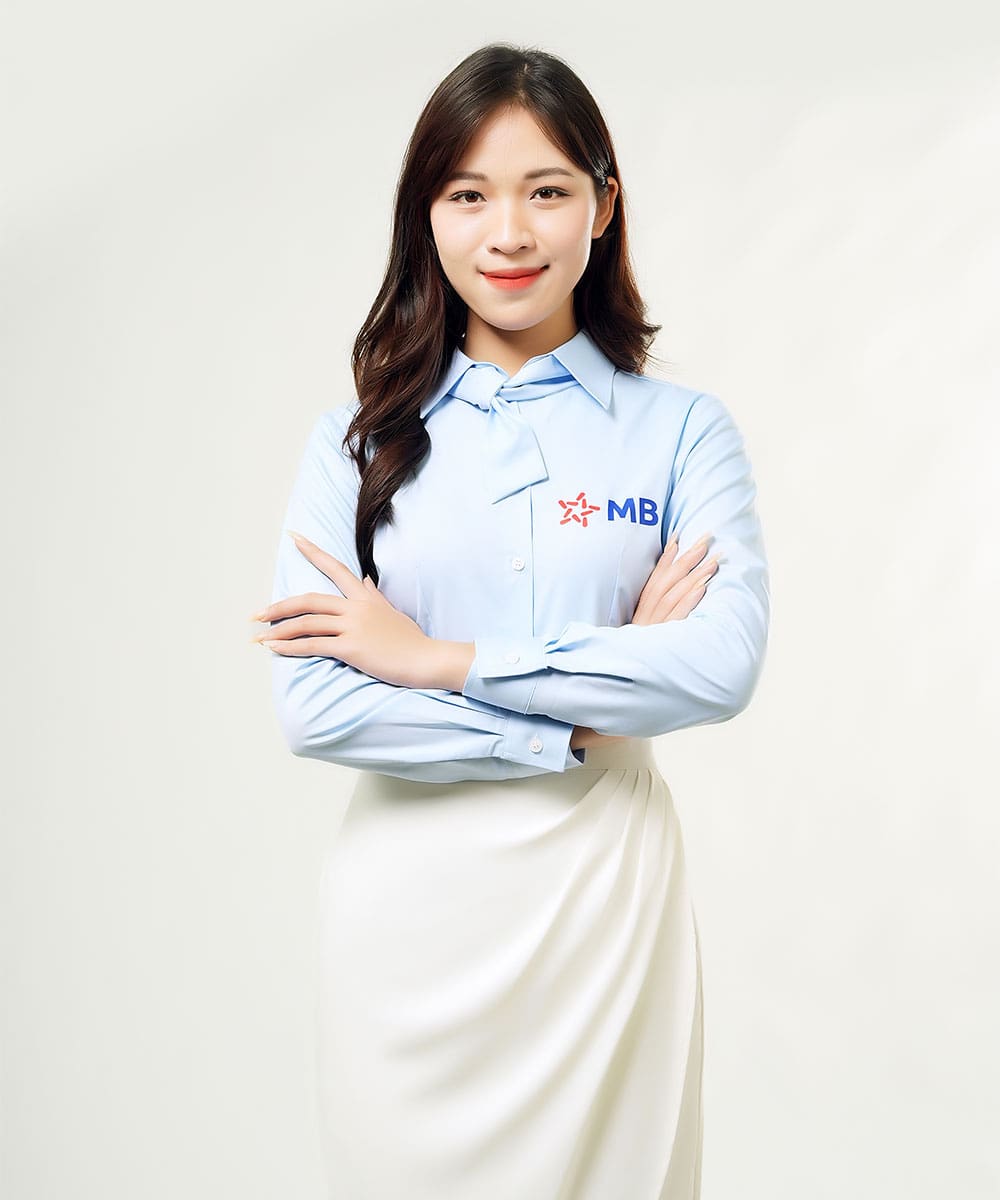 Áo sơ mi đồng phục ngân hàng MBBANK dài tay